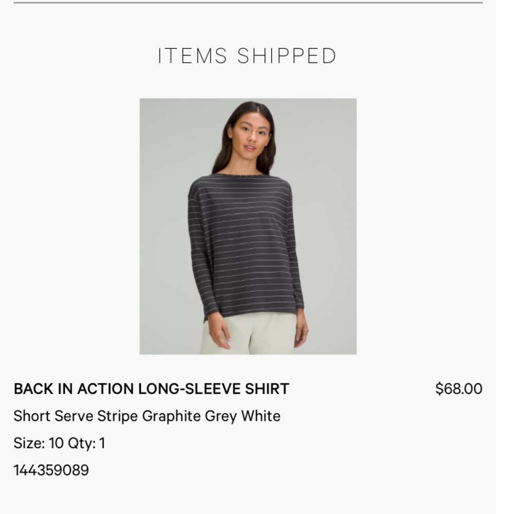 Back in action - long sleeve shirt